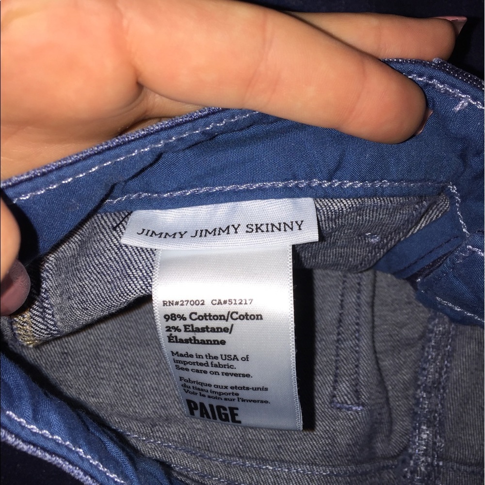 🔸 Paige Jimmy Jimmy Skinny Jeans - Picture 5 of 5